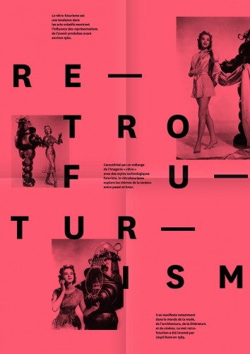 5 tendances de la typographie sur le web - Retrofuturisme