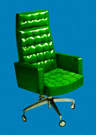 Green Rolling Chair